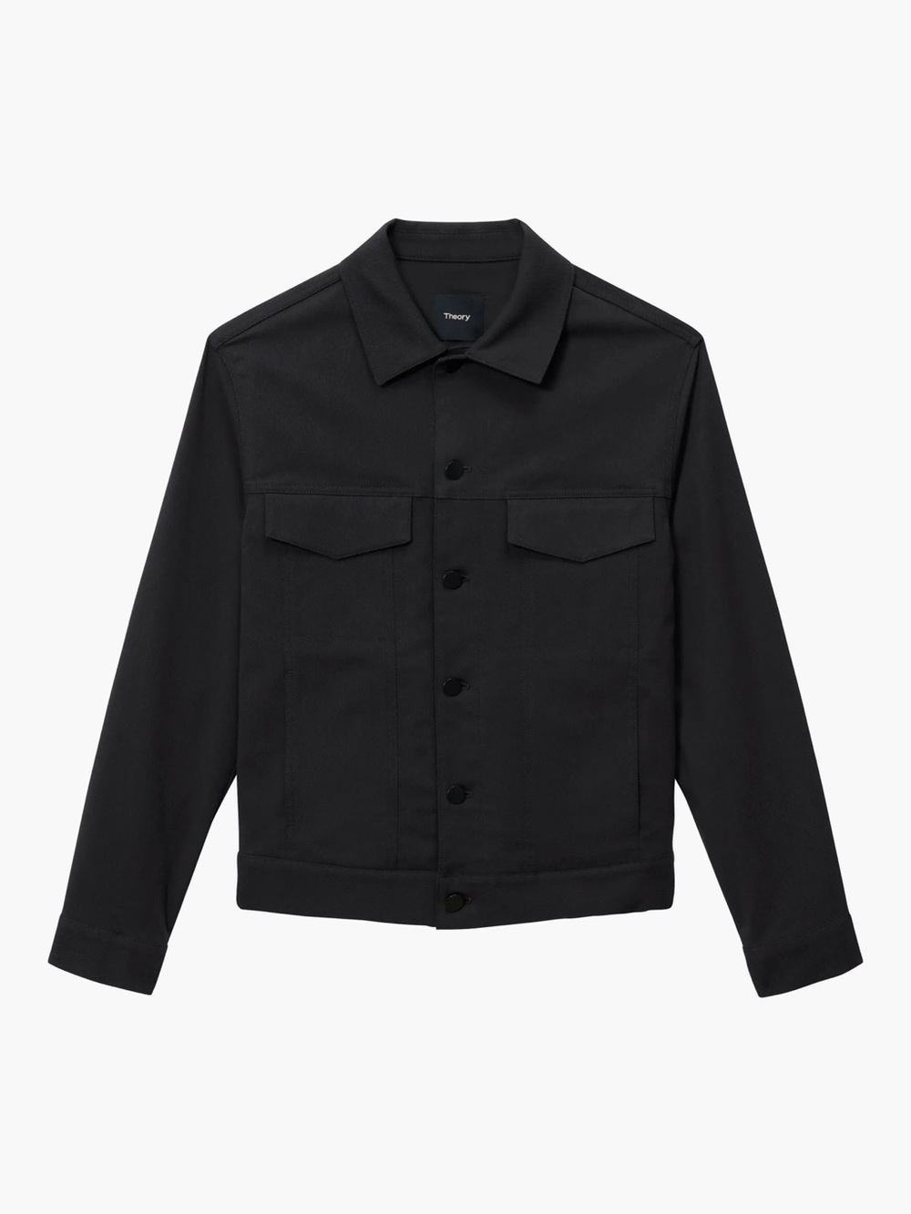 Theory Men's Black Button-Front Jacket